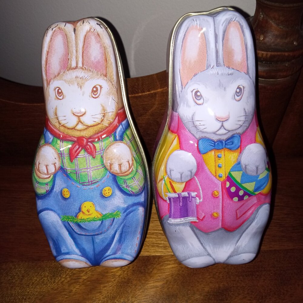 Decorative Bunny Tins
